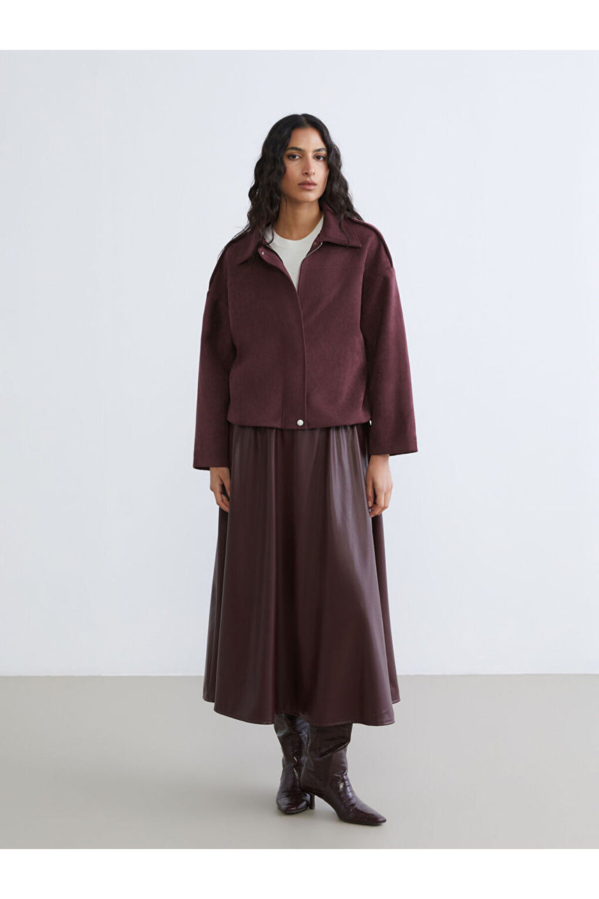 LC Waikiki Kadın Ceket W5MQ27D8 - Bordo