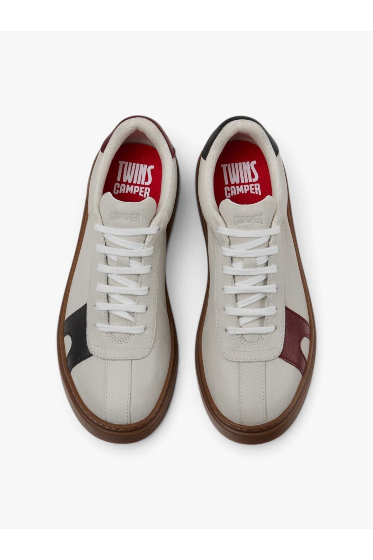Camper Erkek TWS Sneaker K101107-006 - Beyaz/Kahverengi