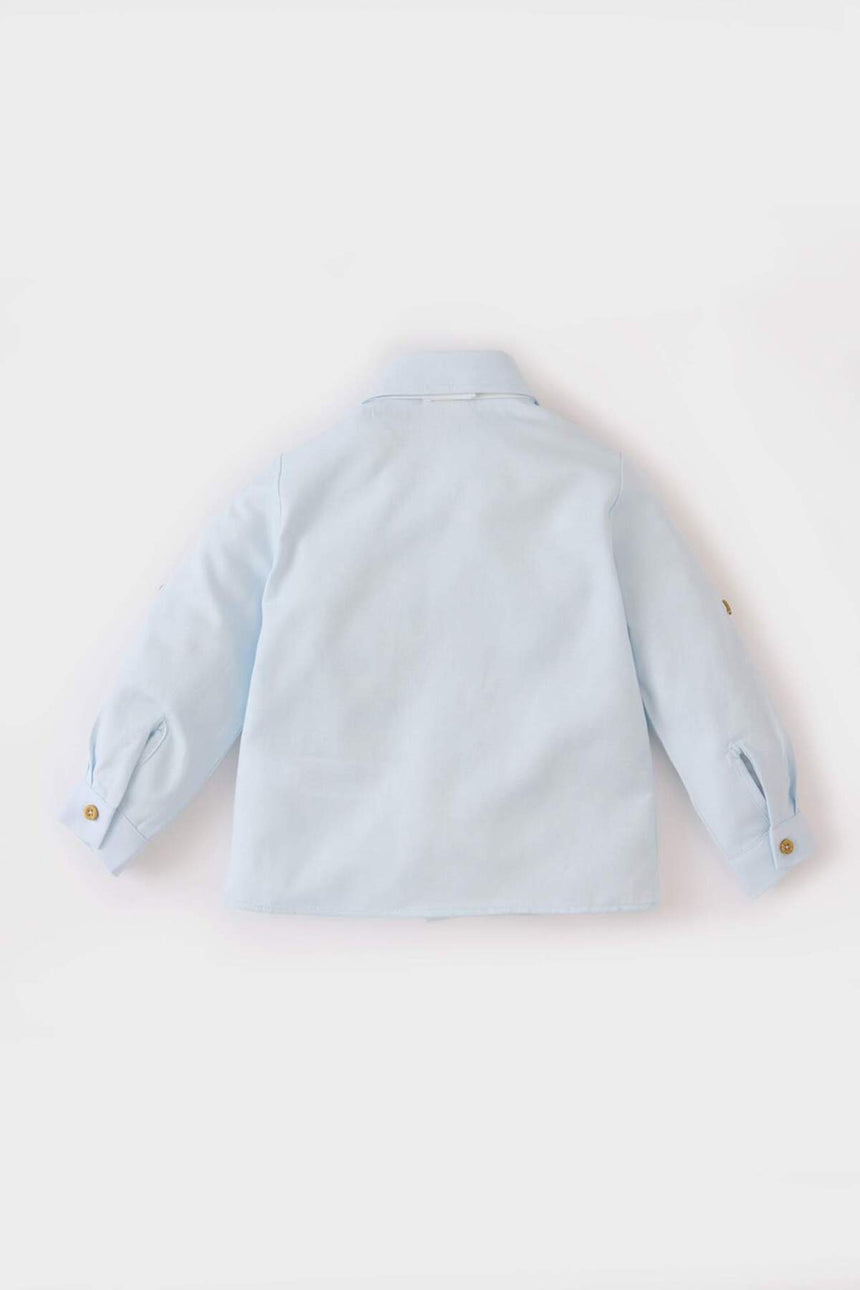 Defacto Çocuk Long Sleeve Shirt E2021A5 - Açık Mavi
