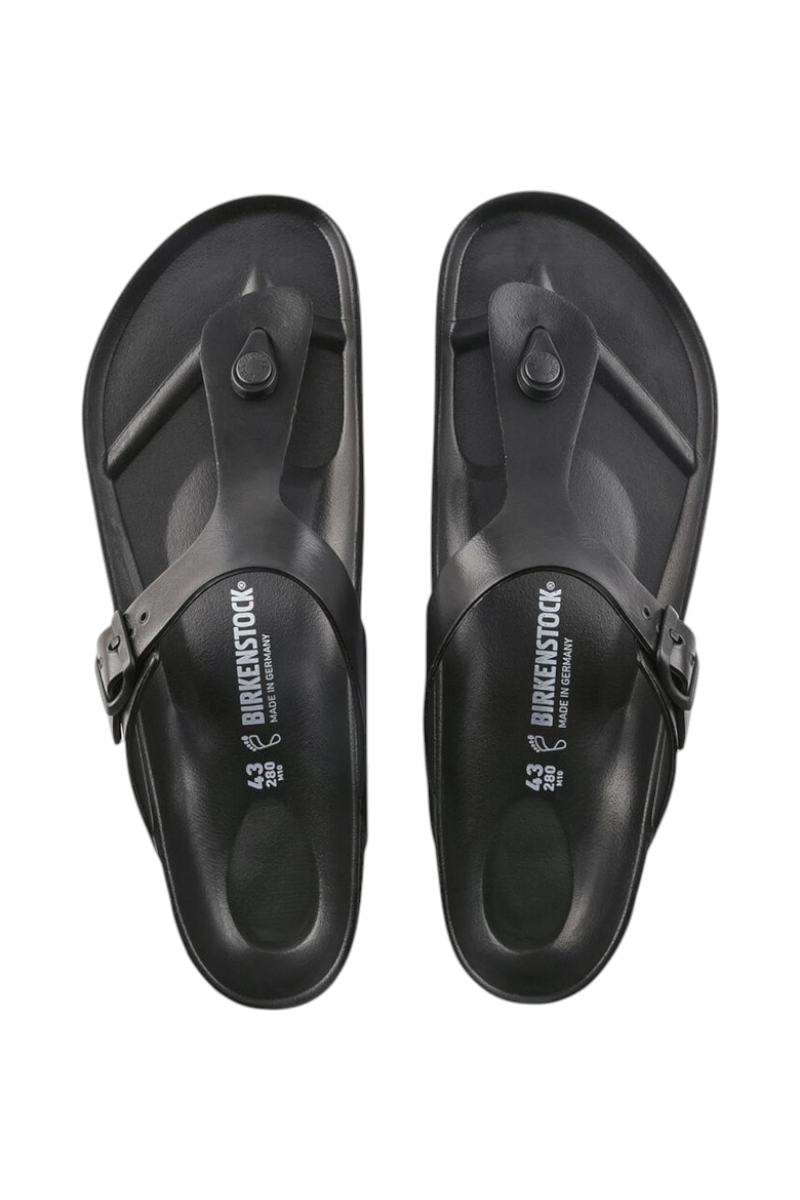 Sporline Birkenstock Gizeh EVA siyah erkek parmak arası terlik, hafif ve suya dayanıklı tasarım