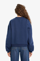 DeFacto Kadın Sweatshirt E8746AX - Koyu Lacivert