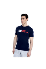 NEW BALANCE ERKEK T-SHİRT MNT1354 - Lacivert