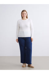 LC Waikiki Kadın Wide Leg Jean Pantolon W5DD03L8 - Koyu Mavi