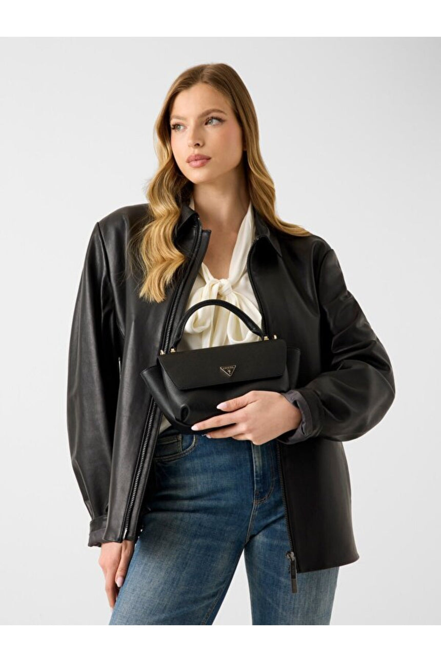 GUESS KADIN GILDA TOP HANDLE FLAP HWZG9747200 - Mavi