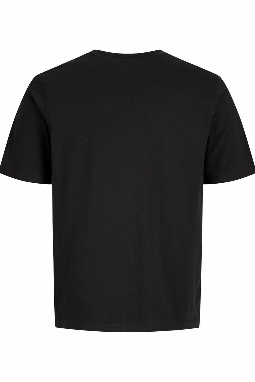 JACK&JONES JPRBLAOSCAR SS TEE FST PLS 12302519 - Siyah
