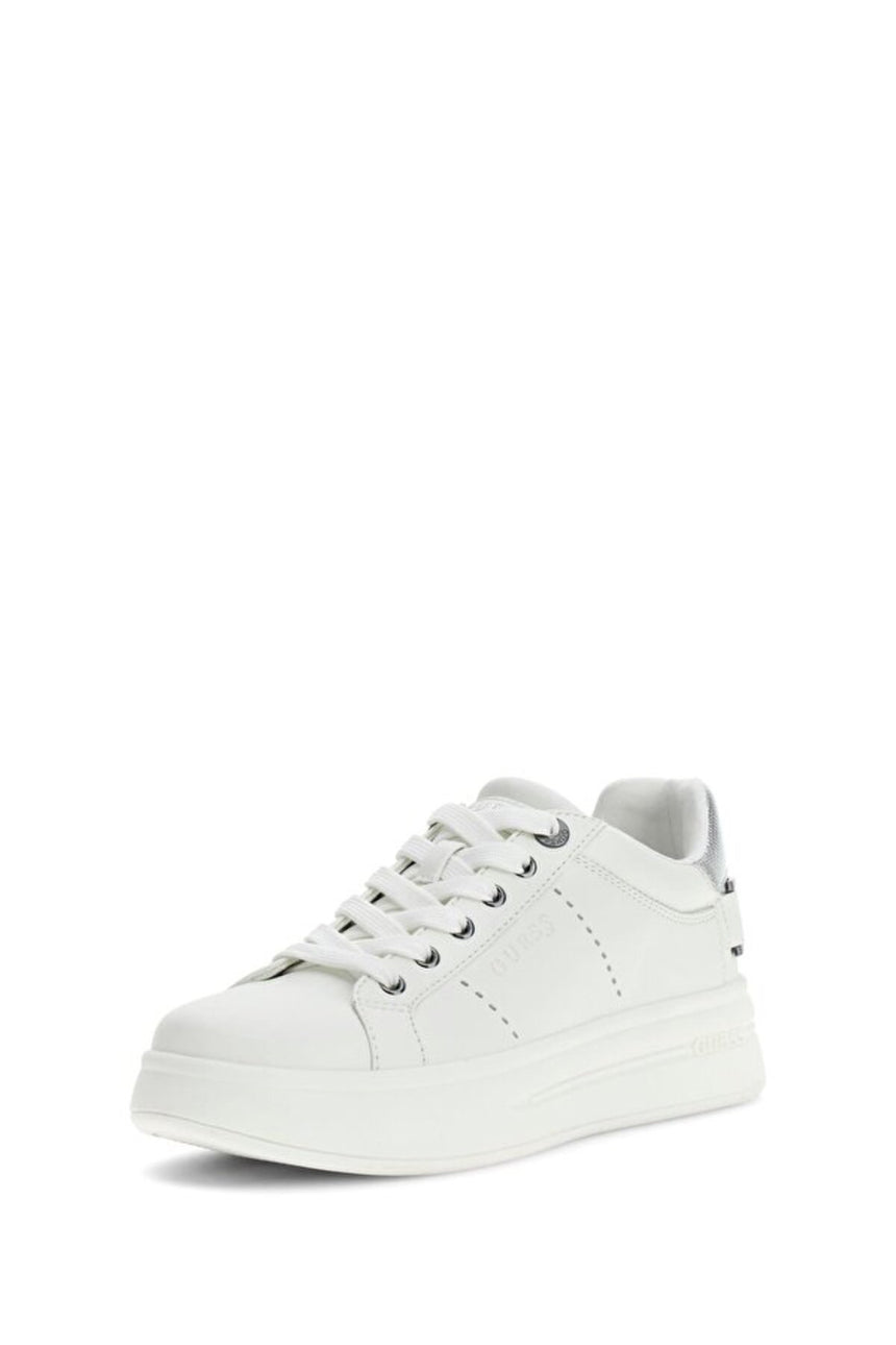 GUESS KADIN WESLI FLPWESELE12 - Beyaz/ Gümüş