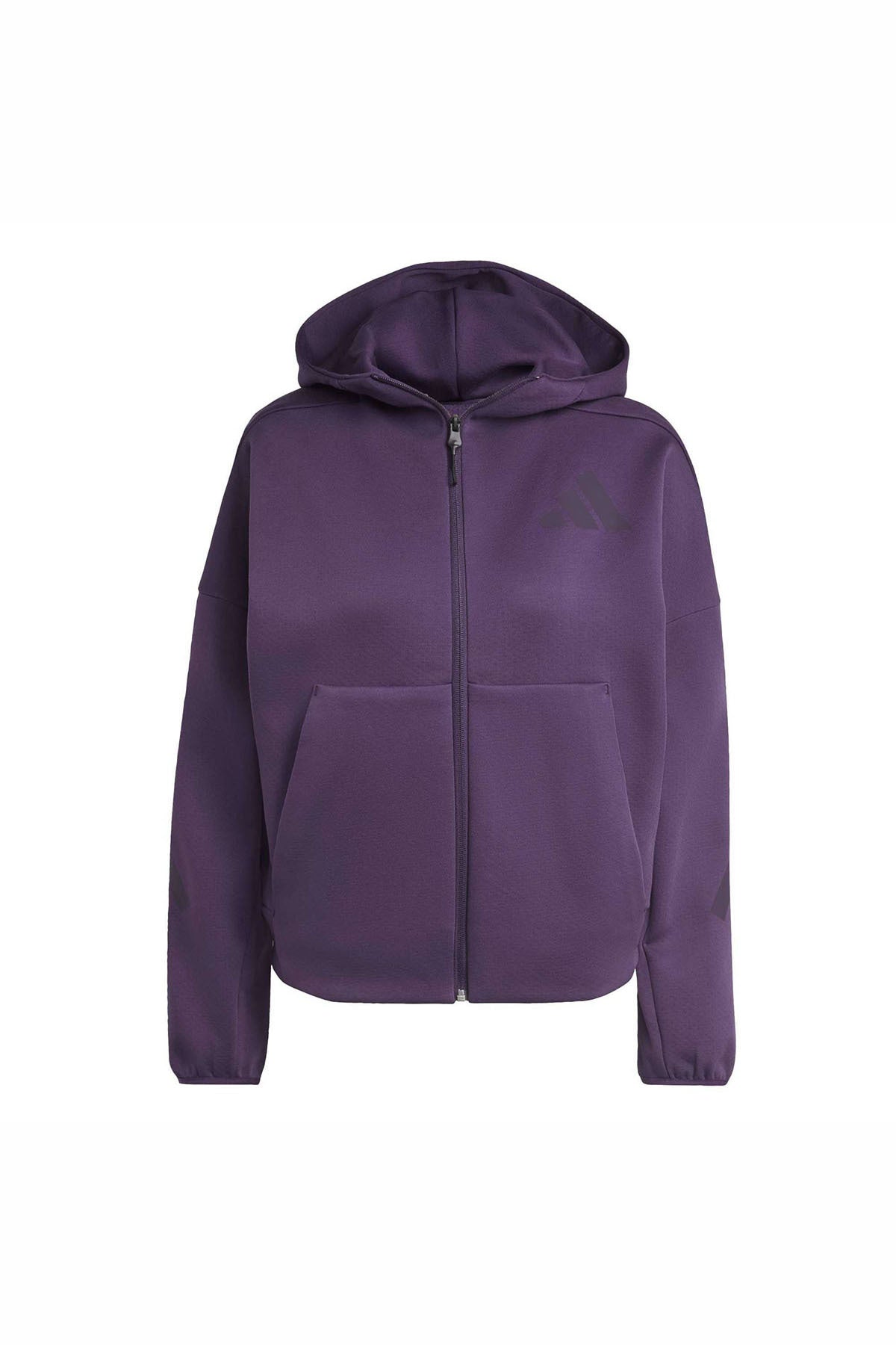 adidas Z.N.E. Kadın Fermuarlı Sweatshirt KC4569 - Mor
