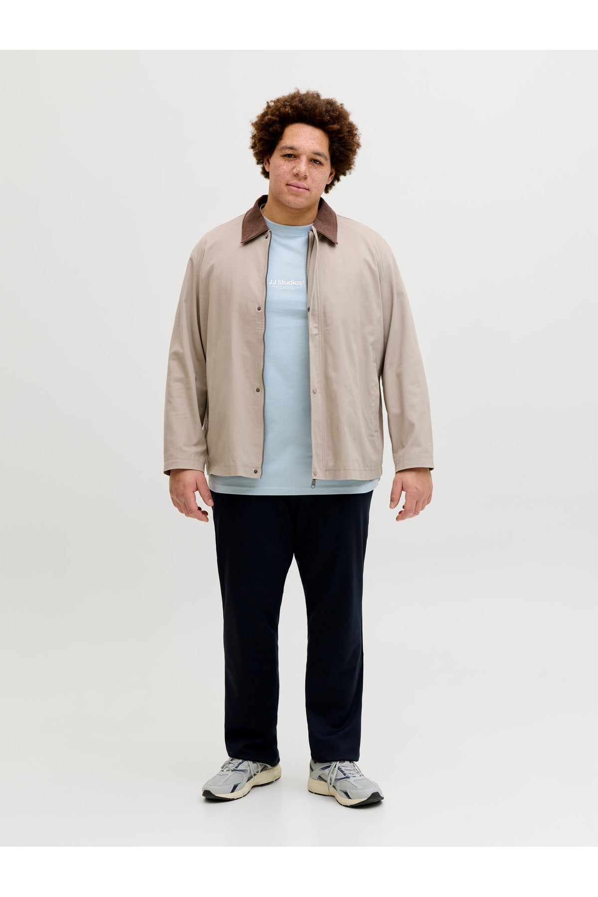 Jack & Jones Plus Erkek Büyük Beden Ceket 12289035 - Bej