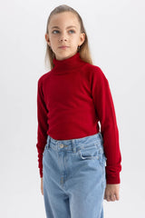 Defacto Çocuk Pullover R1953A6 - Kırmızı