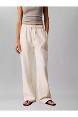 Calvin Klein Kadın BABY TERRY SEASONAL MONOLOGO PAN LV047G822G - Beyaz