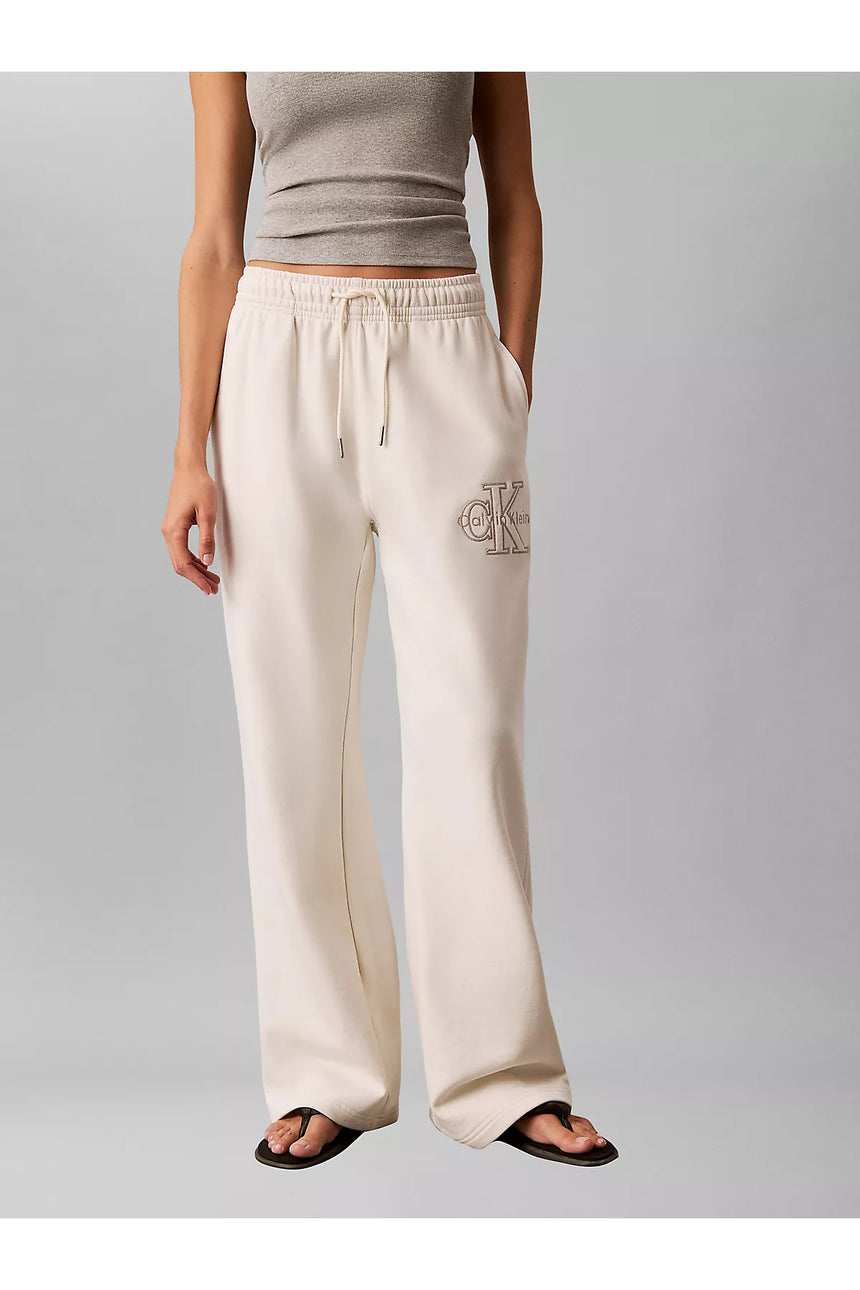 Calvin Klein Kadın BABY TERRY SEASONAL MONOLOGO PAN LV047G822G - Beyaz