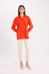 Defacto Kadın Trousers J8743AZ - Açık Kahve