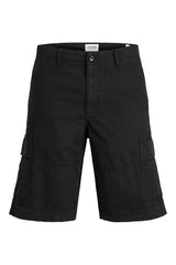 JACK&JONES JPSTCOLE MATEO CARGO SHORT MID SN 12274389 - Siyah
