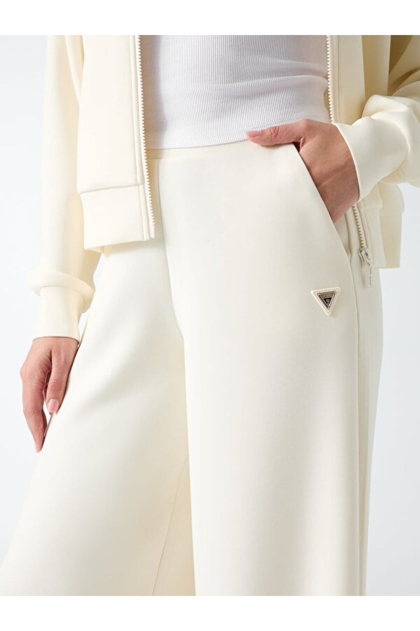 GUESS KADIN OLYMPE WIDE LEG PANT V4YB07KCAY2 - Krem