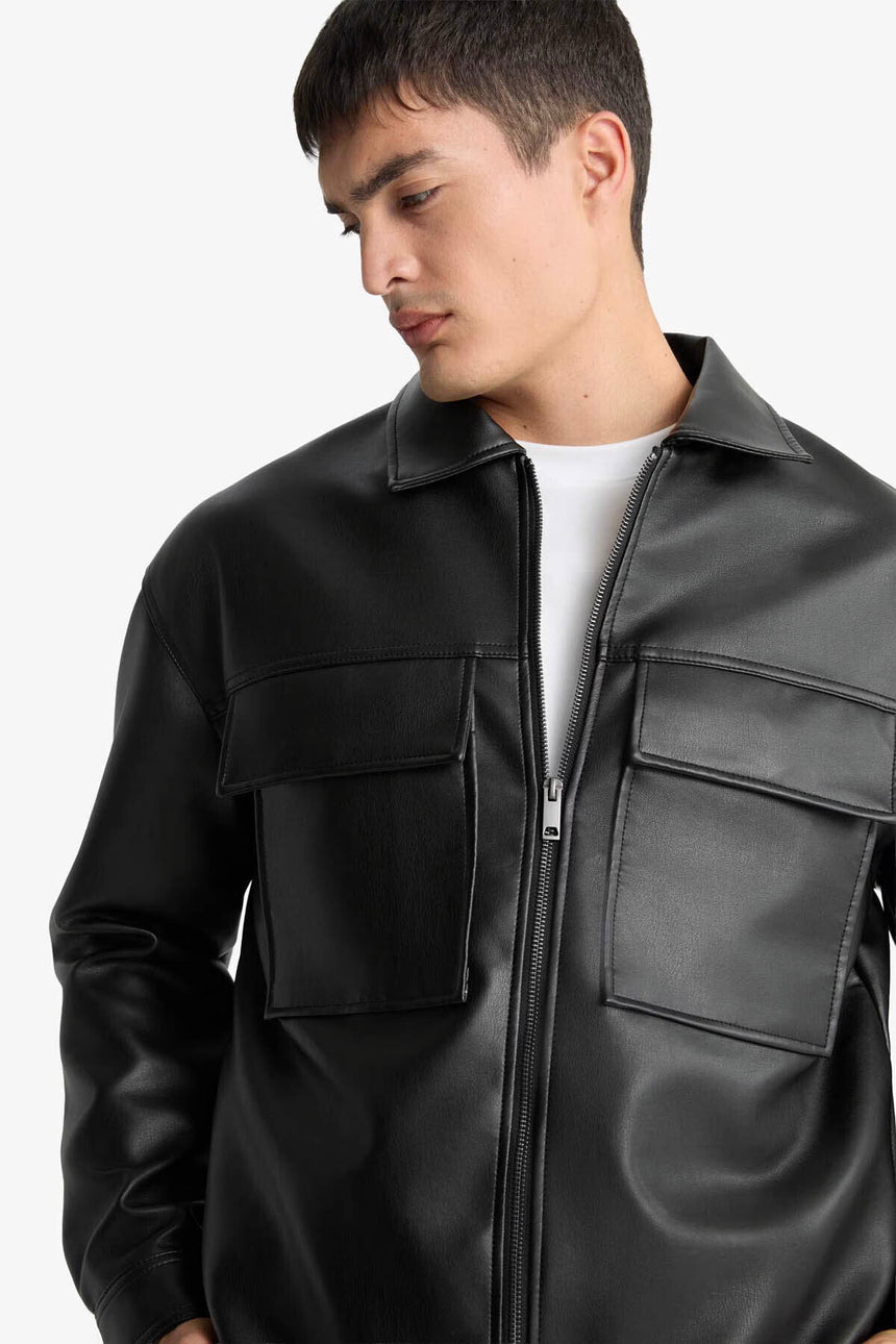 Defacto Erkek Outer Wear Y4461AZ - Siyah