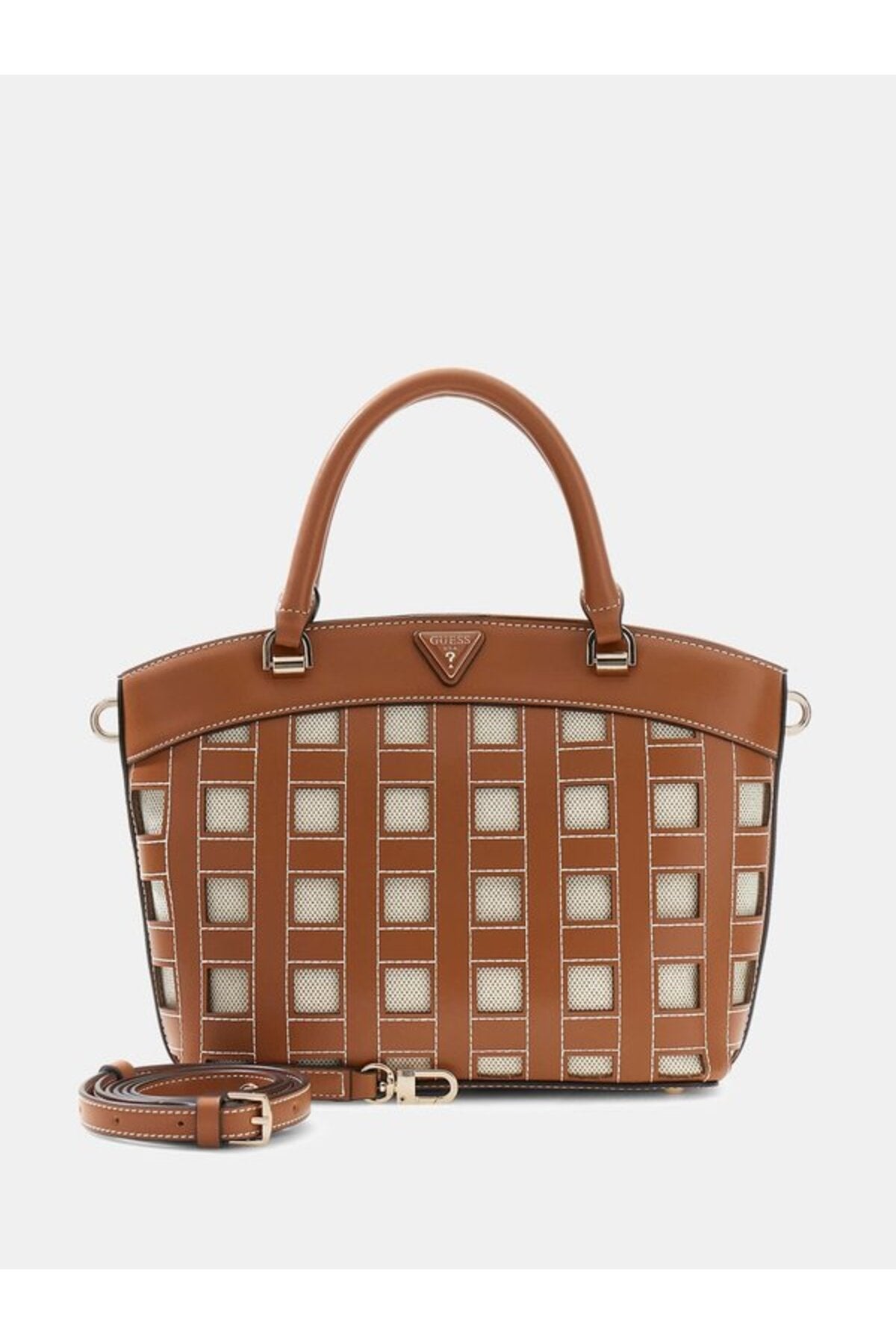 Guess Frankie Girlfriend Kadın Satchel El Çantası HWWG9736050 - Kahverengi