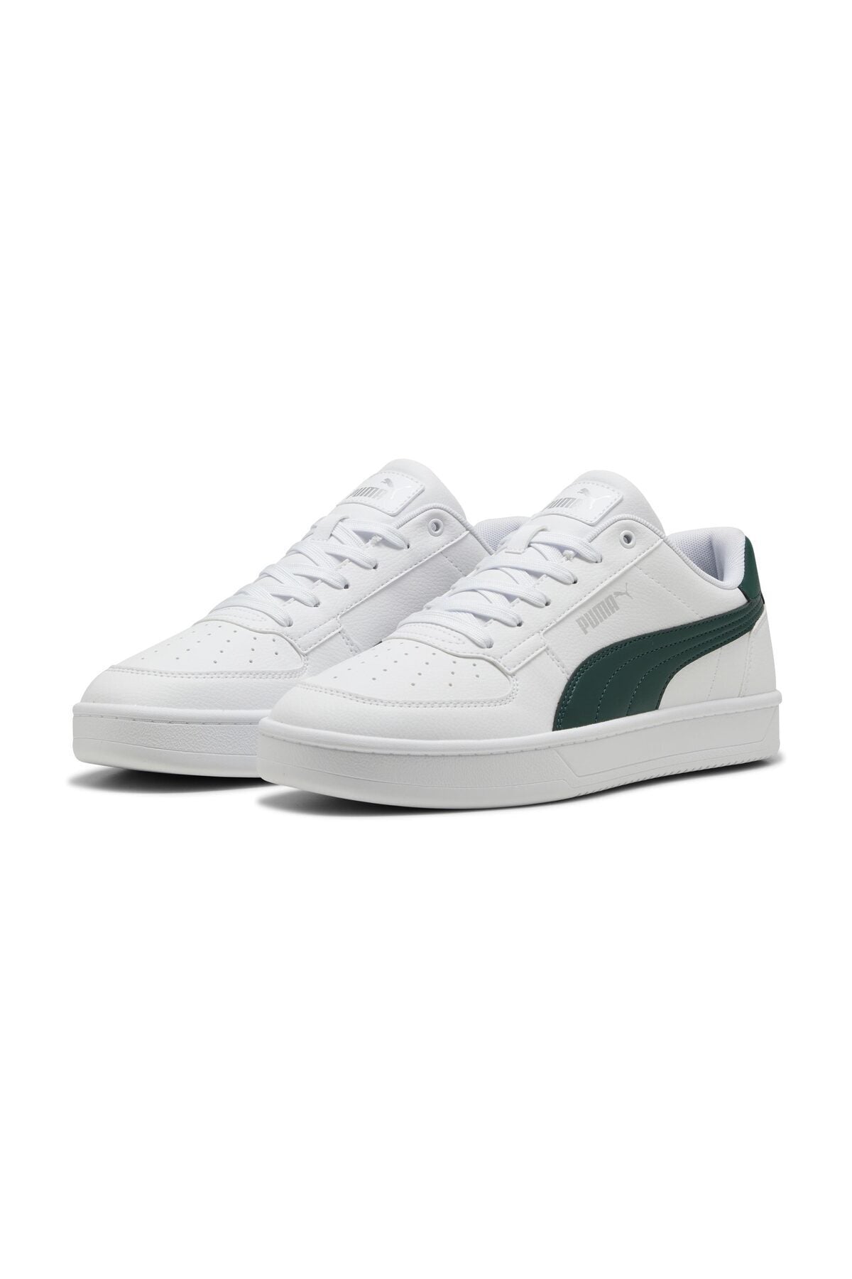 Puma Caven 2.0 Unisex Sneaker 392290 - Beyaz/Koyu Yeşil/Gümüş
