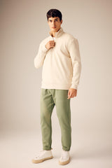 Defacto Erkek Sweat Shirt X7405AZ - Kahverengi / Kum Beji