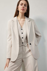 Defacto Kadın Blazer B0490Ax - Açık Kahve