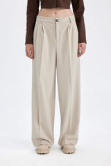 Defacto Kadın Trousers D8150AX - Siyah
