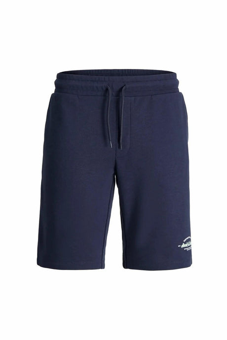 JACK&JONES JPSTGORDON BRANDON SWEAT SHORTS MID 12292136 - Koyu Lacivert