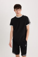Defacto Erkek T-Shirt C2563Ax - Siyah