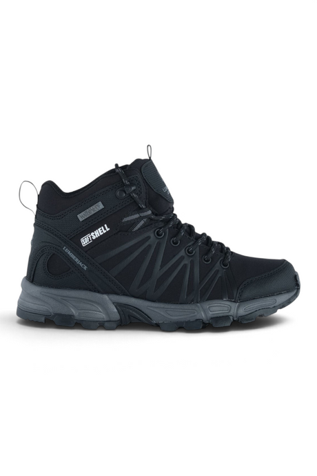 Sporline Lumberjack Shell HI siyah kadın outdoor ayakkabı, tekstil malzemeli, dayanıklı tabanlı bot tasarımı