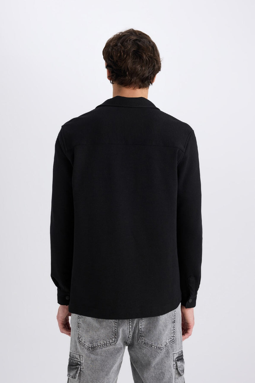 Defacto Erkek Overshirt D8876Ax - Siyah