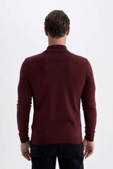 DeFacto Erkek Kazak R1127AZ - Bordo