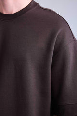 Defacto Erkek T-Shirt B4844Ax - Kahverengi