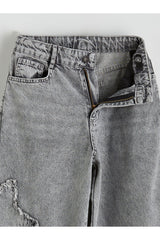 LC Waikiki Çocuk Jean Pantolon W5IQ37AB - Gri