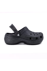 CROCS Classic Platform Glitter ClogW 207241 - Siyah