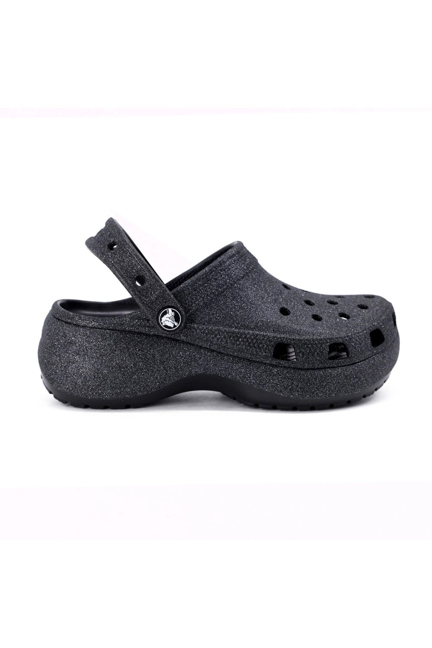 CROCS Classic Platform Glitter ClogW 207241 - Siyah