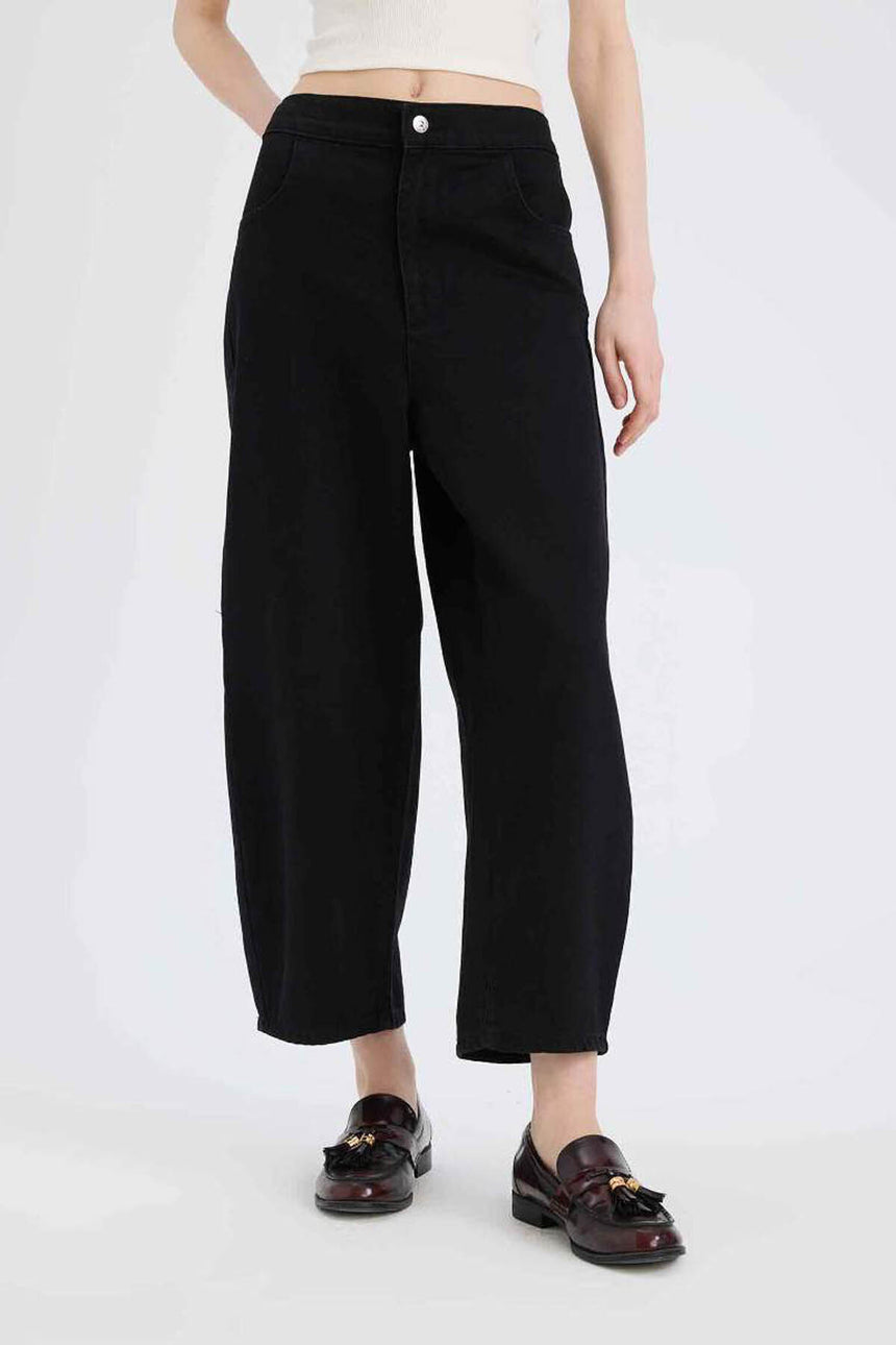 Defacto Kadın Trousers E3874Ax - Siyah