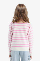 Defacto Çocuk Pullover C6903A8 - Pembe