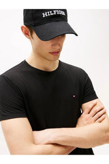 Tommy Hilfiger ERKEK CORE STRETCH SLIM C-NECK TEE MW0MW27539 - Siyah