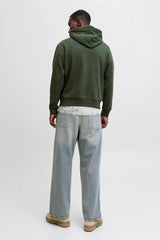 JACK&JONES SWEAT 12278618 - Koyu Yeşil