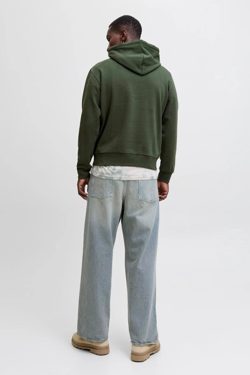JACK&JONES SWEAT 12278618 - Koyu Yeşil