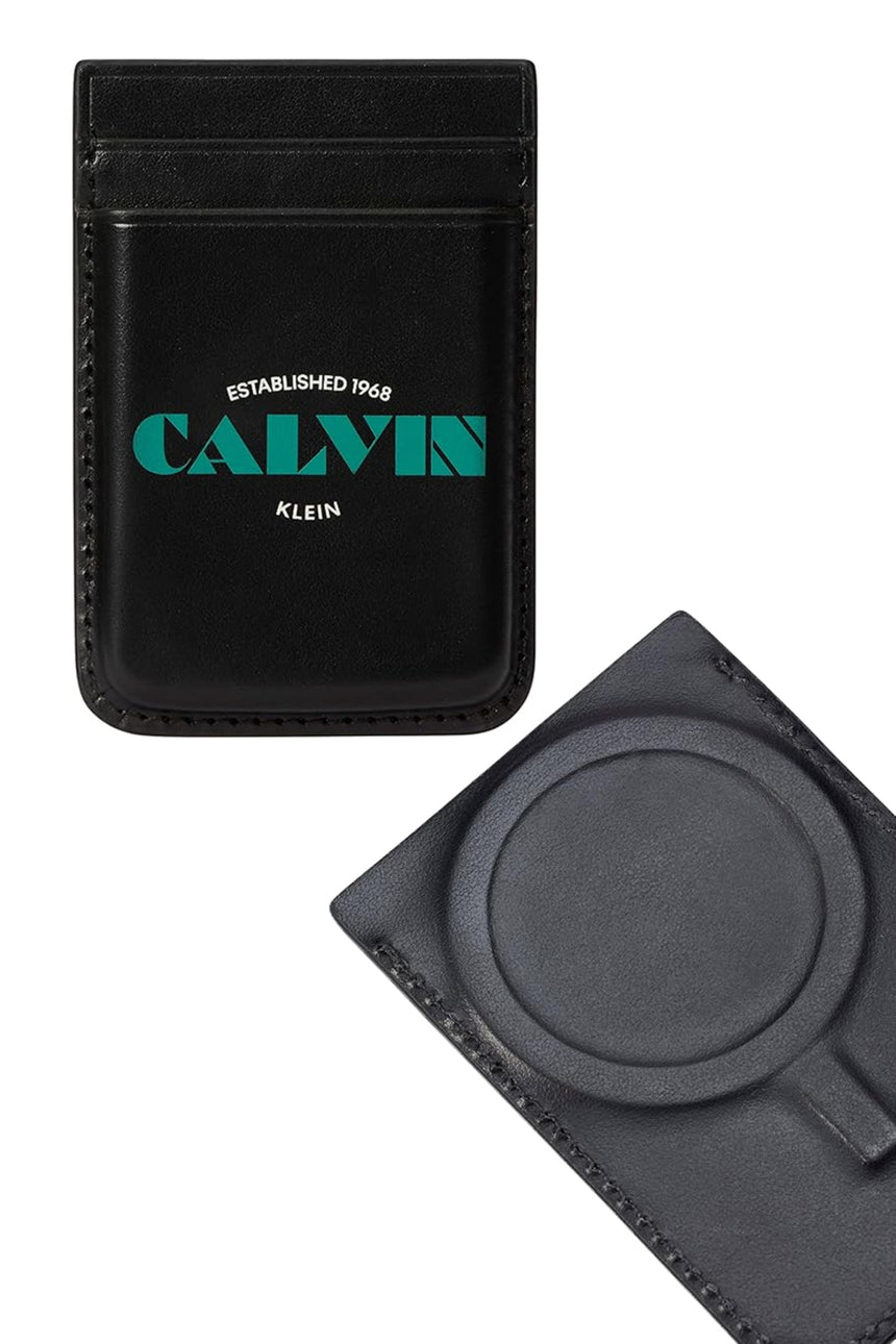 Calvin Klein Erkek GRAPHIC MAGNET PHONE CARDHOLDER LV04D1216G - Siyah