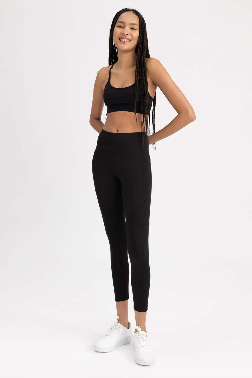 Defacto Kadın Leggings Z0817AZ - Siyah