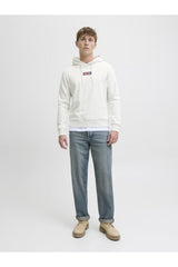 JACK&JONES SWEAT 12278618 - Beyaz/ Gri