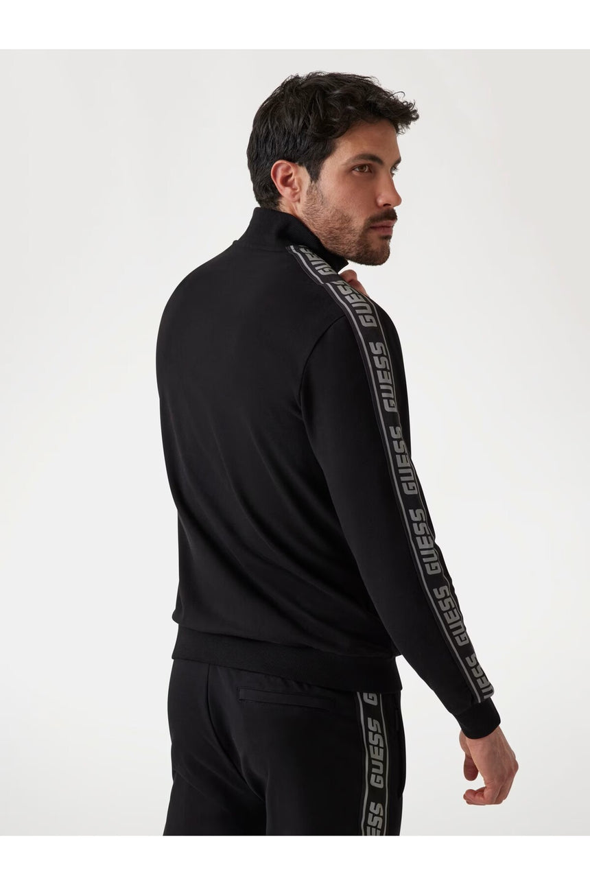 GUESS ERKEK FULL ZIP NEW ARLO SW Z2YQ12K6ZS1 - Siyah