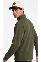 Timberland Erkek Exeter River Yarım Fermuarlı Sweatshirt TBC0YHB9AIE1 - Koyu Haki