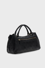 GUESS KADIN ELLA LOGO GIRLFRIEND SATCHEL HWPD9746050 - Siyah