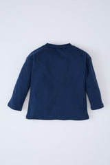Defacto Çocuk Long Sleeve T-Shirt B7004A5 - Koyu Lacivert