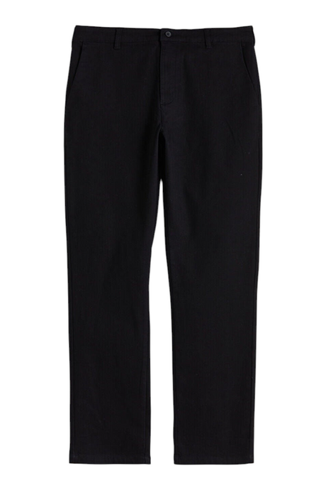 Sporline LC Waikiki siyah renkli, regular kesim, pamuklu erkek pantolon