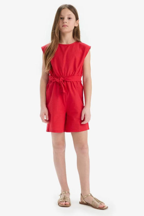 Defacto Çocuk Jump Suit E3837A8 - Kırmızı