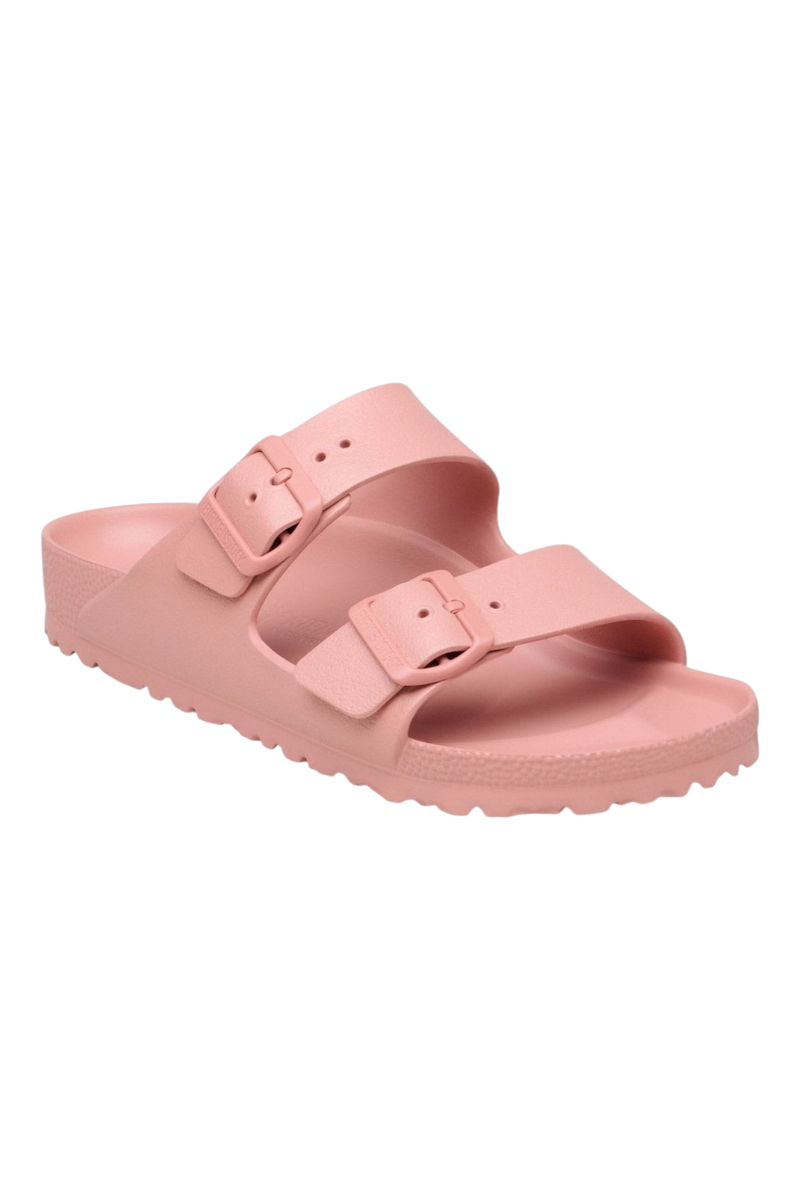 Sporline Birkenstock Arizona Eva pembe kadın terlik, çift tokalı hafif ve suya dayanıklı tasarım