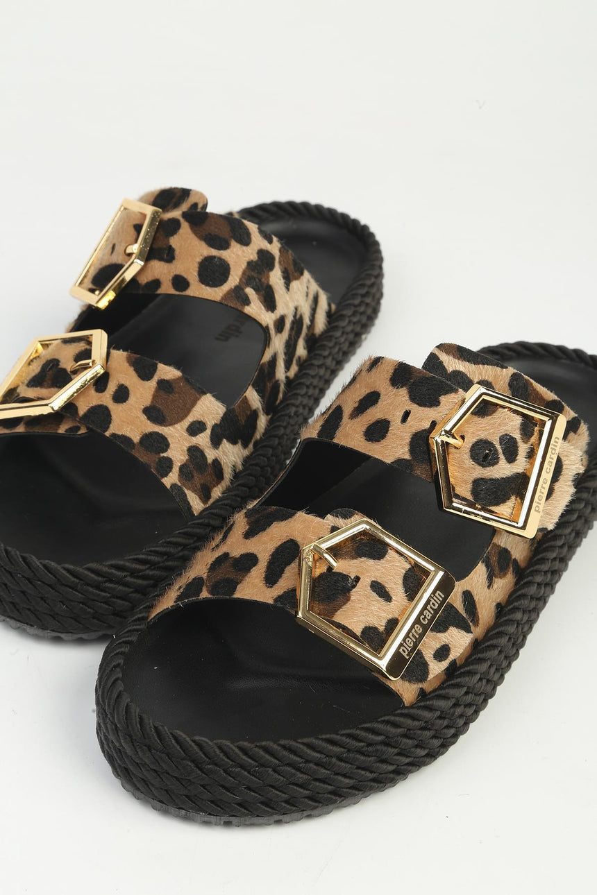 Pierre Cardin Kadın PC-55813-3076 - Siyah Leopar