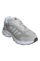Sporline adidas Crazychaos 2000 gri kadın sneaker, süet deri ve tekstil detaylı, beyaz kauçuk tabanlı spor ayakkabı